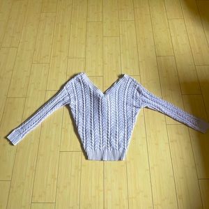 Purple Cross Sweater